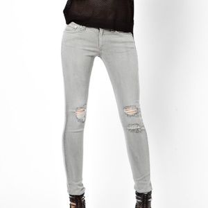 Rag & bone grey skinny jeans